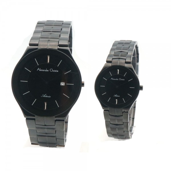 Alexandre Christie AC 8573 Full Black Couple